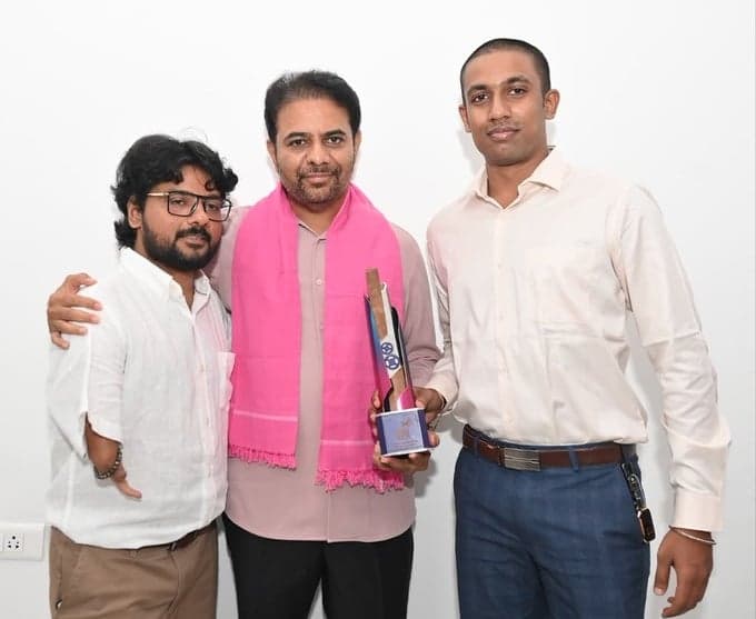 కేటీఆర్ తో భేటీ అయిన ఇన్‌క్లూజన్ అడ్వకేట్ రఘు