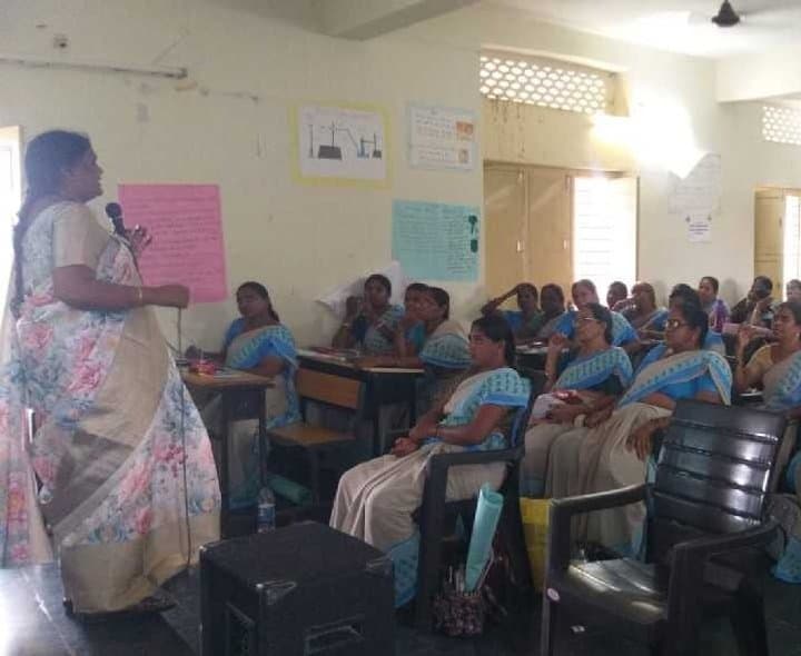 సంగముడి హైస్కూల్లో జ్ఞాన జ్యోతి శిక్షణ