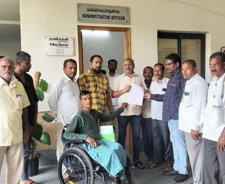 ఆర్పీడబ్ల్యూడీ చట్టం అమలుకు NPRD ధర్నా