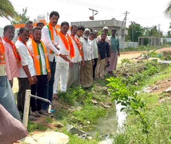 పునరావాస కాలనీలో వసతులు కల్పించాలి: భాజపా