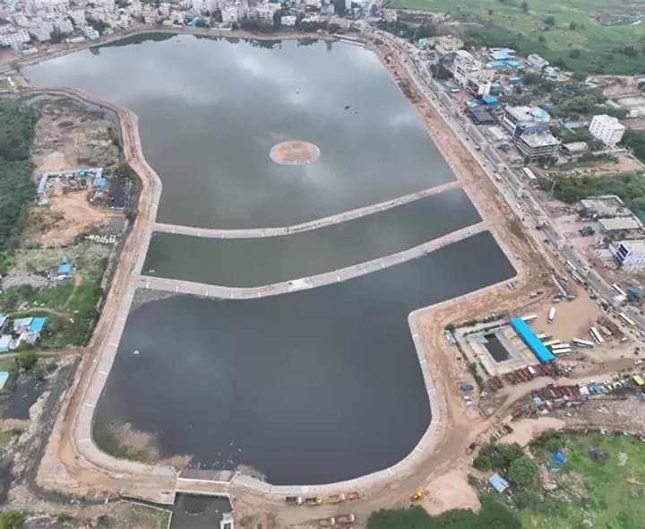 నల్లచెరువుకు జలకళ..హర్షం