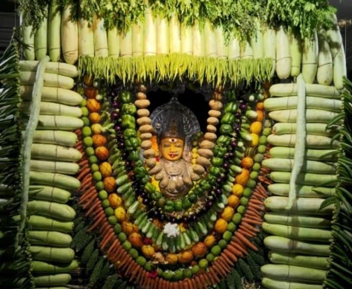 శాకంబరీగా కనకమహాలక్ష్మి
