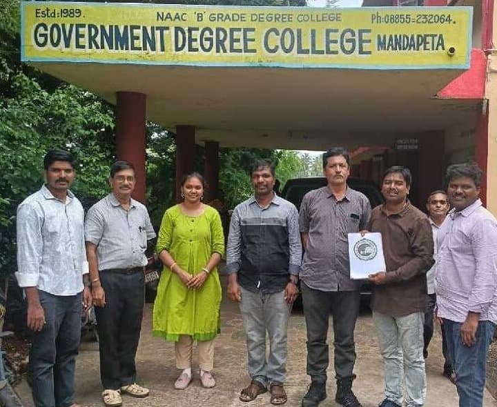 మండపేట డిగ్రీ కాలేజీలో ఉచిత డ్రోన్ శిక్షణ