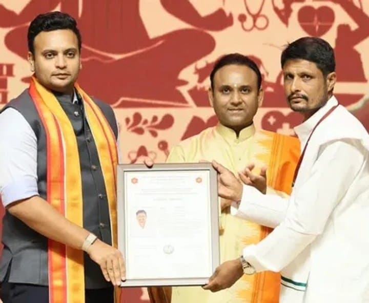 రైతులకు 'కృషి ఋషి' సర్టిఫికెట్లు