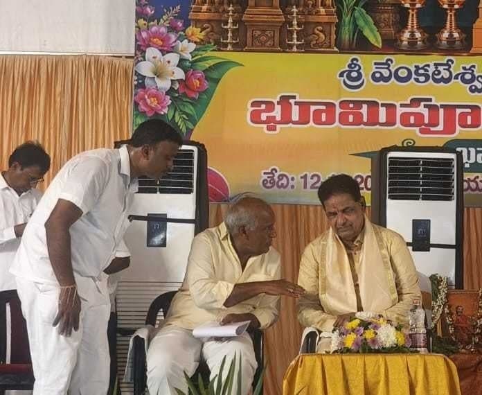 కొత్తగూడెంలో శ్రీవారి ఆలయం నిర్మించండి: కూనంనేని - Udayam