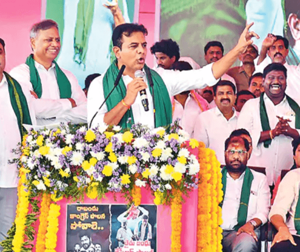 కాంగ్రెస్ సర్కార్‌పై కేటీఆర్ నిప్పులు