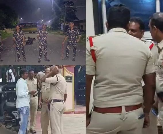 నామినేషన్ల వేళ నేత గృహనిర్బంధం