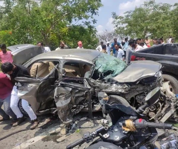 నల్గొండ లో రోడ్డు ప్రమాదం ఇద్దరు మృతి