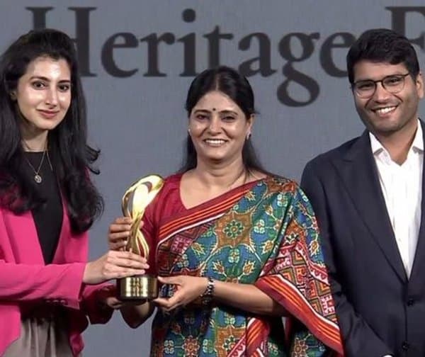 నారా బ్రాహ్మణికి సీఎం చంద్రబాబు అభినందనలు - Udayam Digital