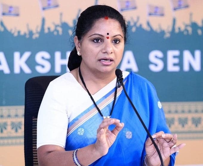 నేడు 12 గంటలకు కవిత ప్రెస్‌మీట్