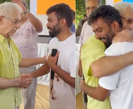 నసీరుద్దీన్ షా ఆశ్చర్యకర భేటీ