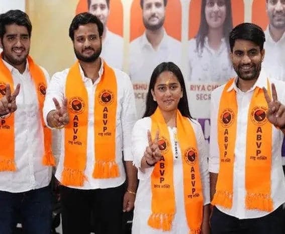 డీయూ ఎన్నికల్లో ఏబీవీపీ విజయం