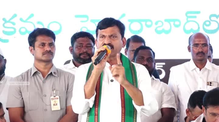 వచ్చే బతుకమ్మ నాటికి ఇందిరమ్మ టవర్స్‌ను పూర్తి చేస్తాం: పొంగులేటి