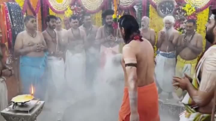 శ్రావణ మాస చివరి సోమవార భస్మ హారతికి భక్తుల రద్దీ