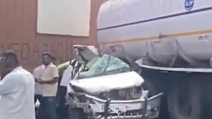విజయవాడలో ఘోర ప్రమాదం: ముగ్గురు మృతి