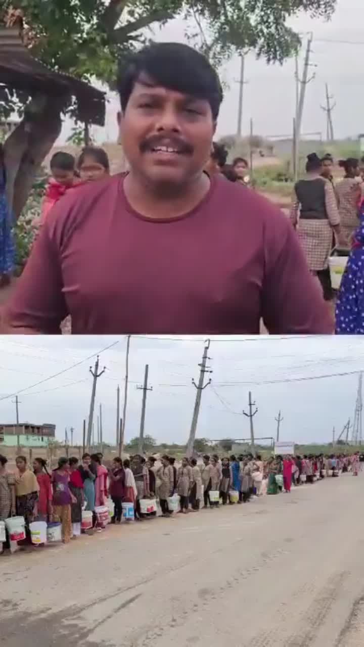 కేజీబీవీలో నీటి సమస్యపై విద్యార్థినుల ఆందోళన