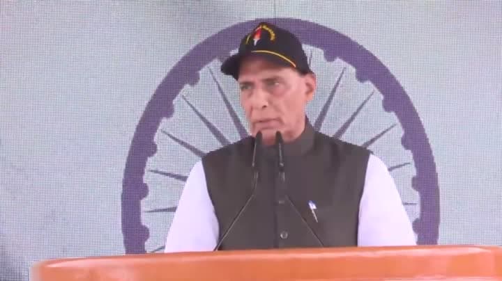 కార్గిల్ విజయం భారత్ మాత కిరీటంలోని వజ్రం: రాజ్‌నాథ్ సింగ్