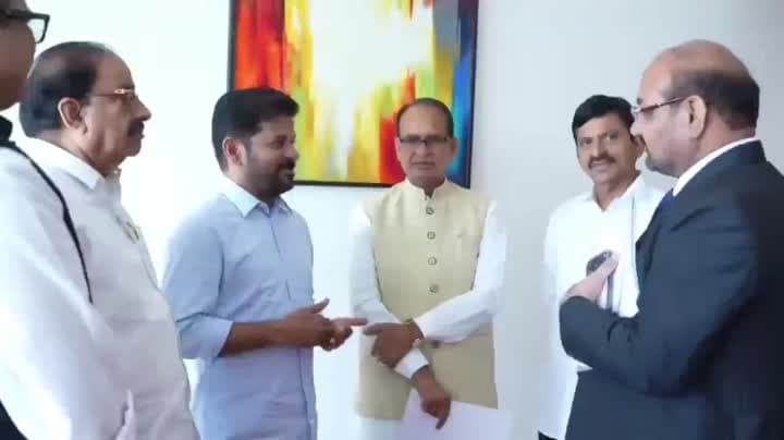 కేంద్ర మంత్రి శివరాజ్‌తో సీఎం రేవంత్‌ భేటీ