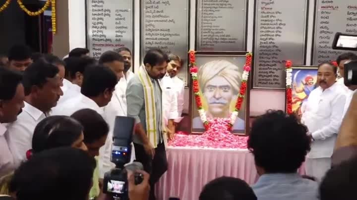 కొమురం భీమ్, పండుగ సాయన్న జయంతి.. కేటీఆర్ నివాళులు