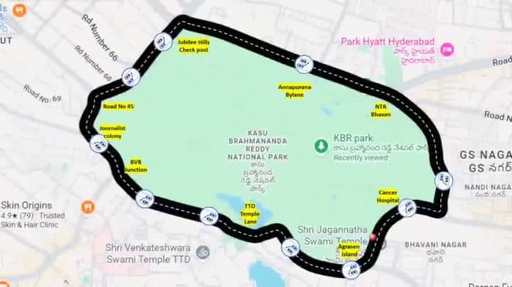 కేబీఆర్ పార్క్ పరిసరాల్లో ట్రాఫిక్ ఆంక్షలు
