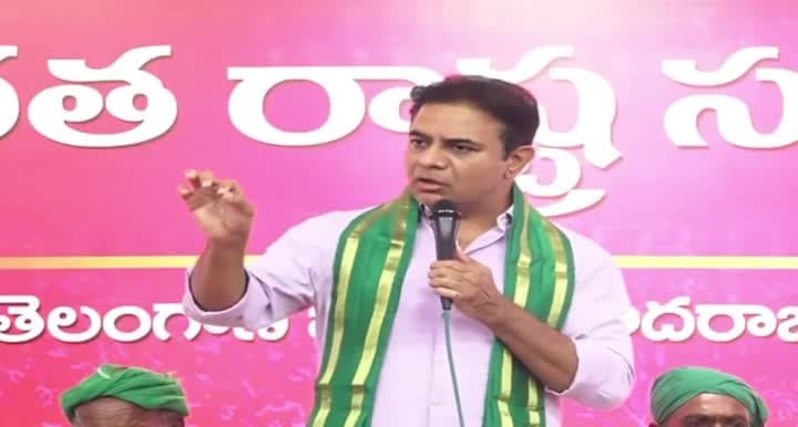 బహదూర్‌గూడ రైతులకు పట్టాల హామీ: కేటీఆర్