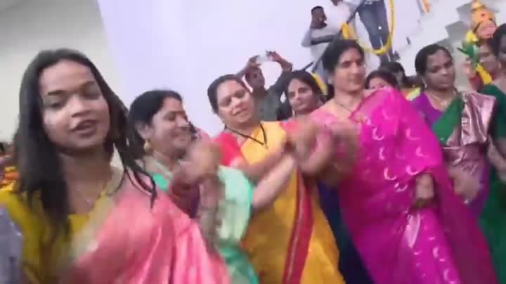 తెలంగాణ రక్షణ సేన కార్యాలయంలో బతుకమ్మ సంబురాలు