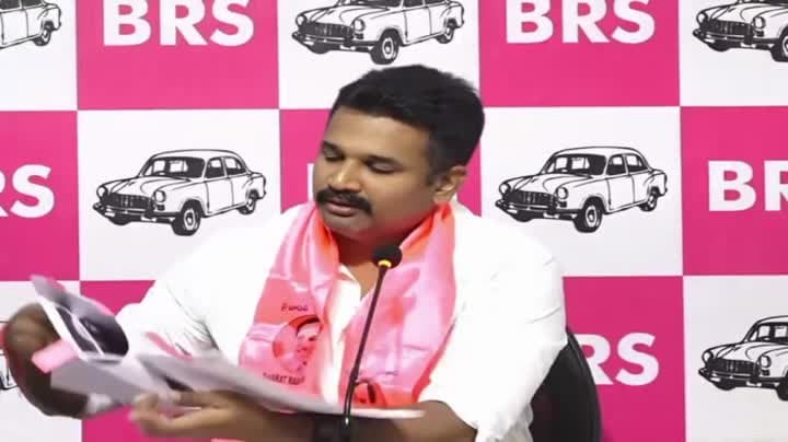 టెస్సెరాక్ట్‌ కంపెనీపై బీఆర్ఎస్‌ నేత క్రిశాంక్‌ ఆరోపణలు