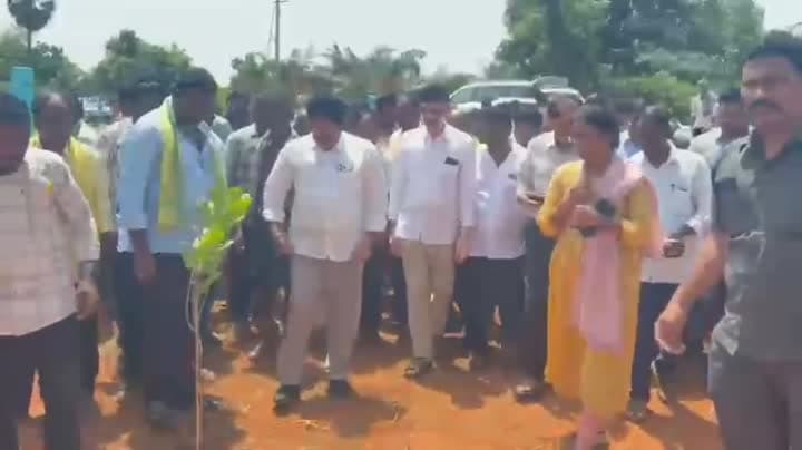 పండ్ల మొక్కలు నాటిన ఎమ్మెల్యే నల్లమిల్లి రామకృష్ణారెడ్డి