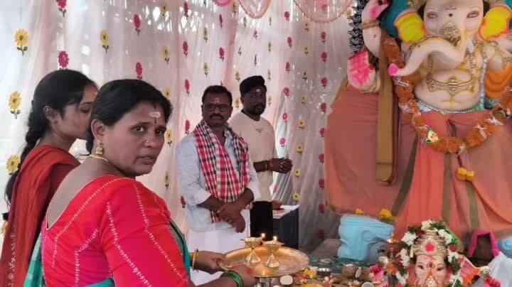 పెద్దపల్లిలో భక్తిశ్రద్ధలతో వినాయక నవరాత్రులు - Udayam