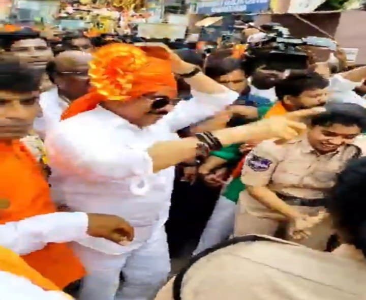 నిమజ్జనంలో దానం డాన్స్