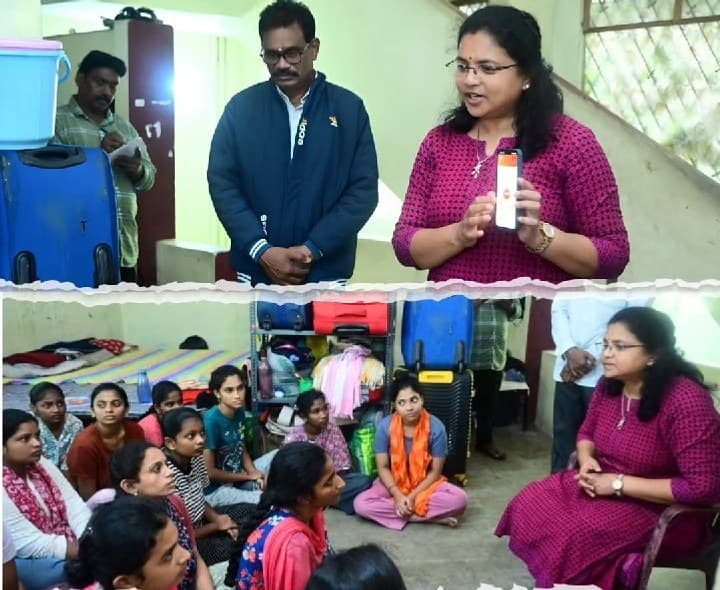 బీసీ బాలికల హాస్టల్‌ను ఆకస్మిక తనిఖీ చేసిన కలెక్టర్ నాగరాణి - Udayam