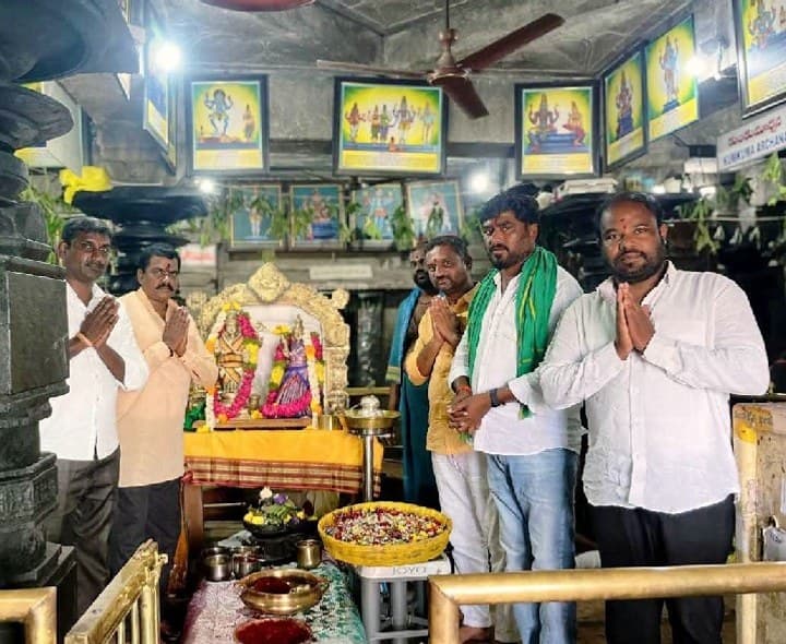 ఉమహేశ్వరంలో బిజెపి నాయకులు పూజలు - Udayam