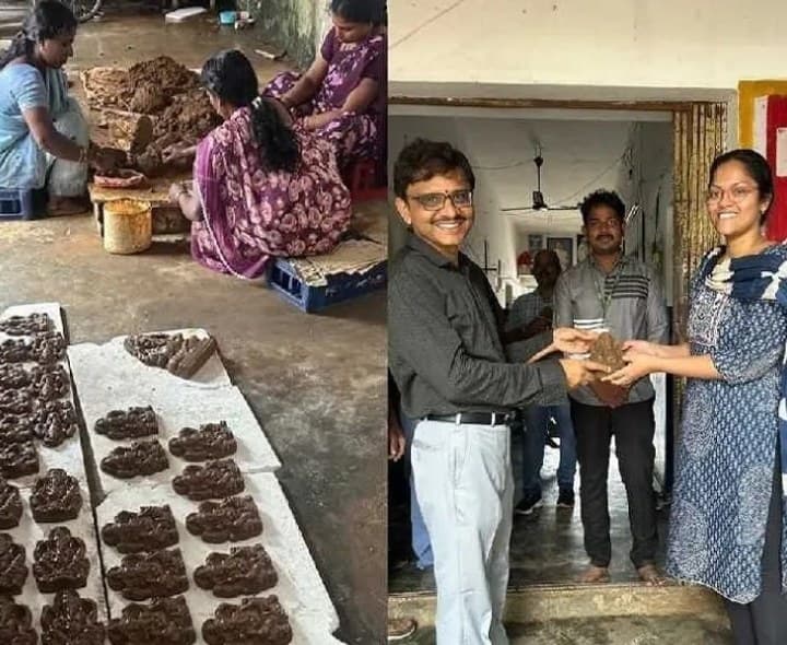 20వేల మట్టి వినాయకుల పంపిణీ - Udayam