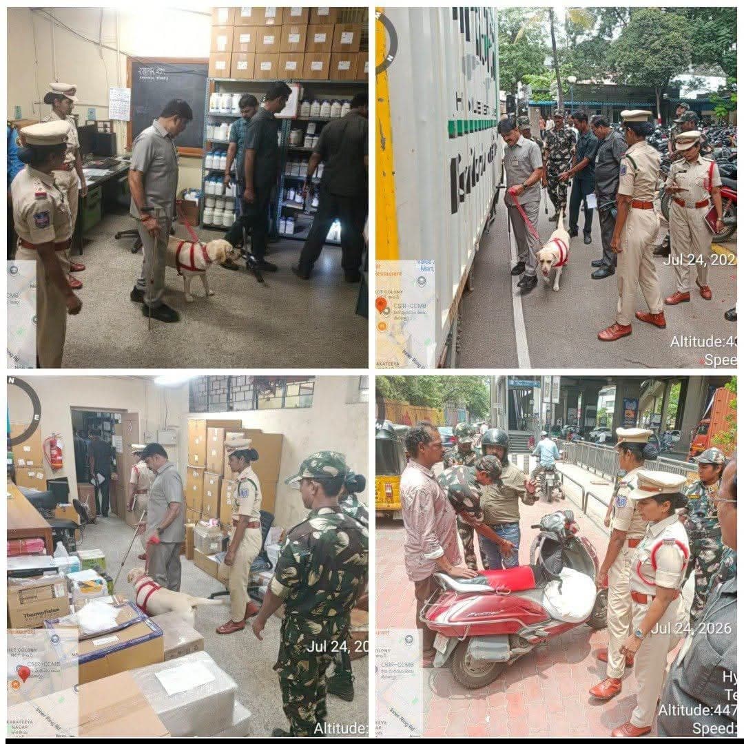 నాచారం CCMBలో భద్రతా మాక్ డ్రిల్.