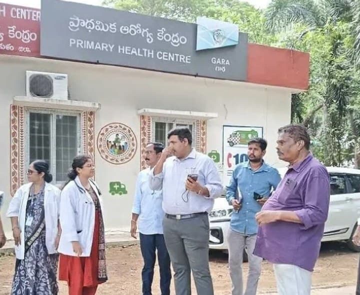 గార పీహెచ్‌సీని తనిఖీ చేసిన డీఎంహెచ్‌వో - Udayam