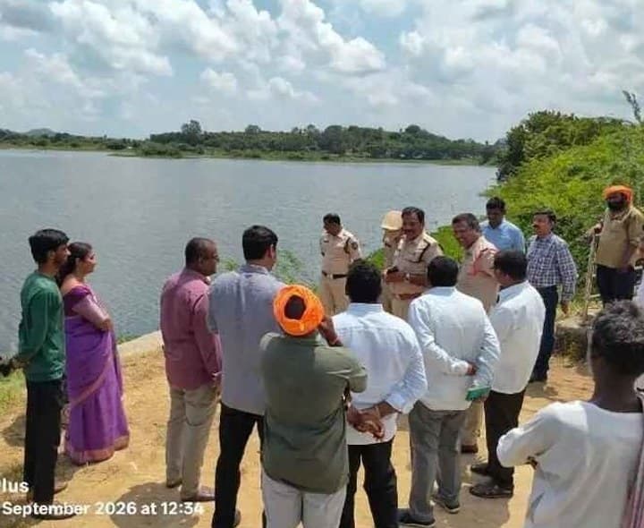 నిమజ్జన ఏర్పాట్ల పరిశీలన - Udayam