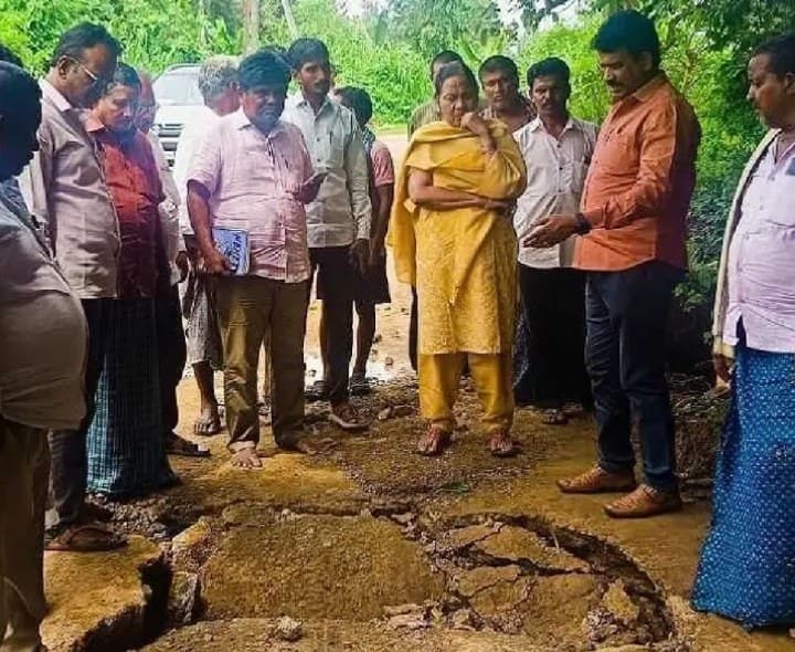 చిట్టిగెడ్డను పరిశీలించిన ఆర్అండ్ ఎస్ఈ - Udayam