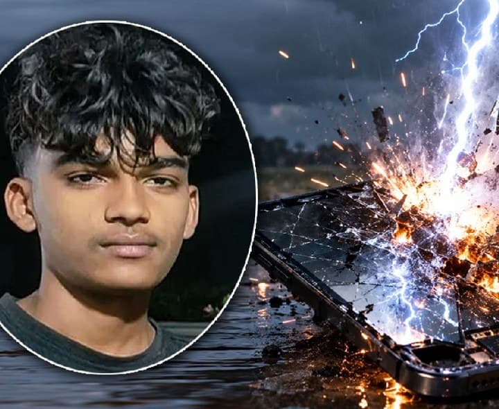 పిడుగుపాటుకు సెల్‌ఫోన్ పేలి.. ఇంటర్ విద్యార్థి మృతి