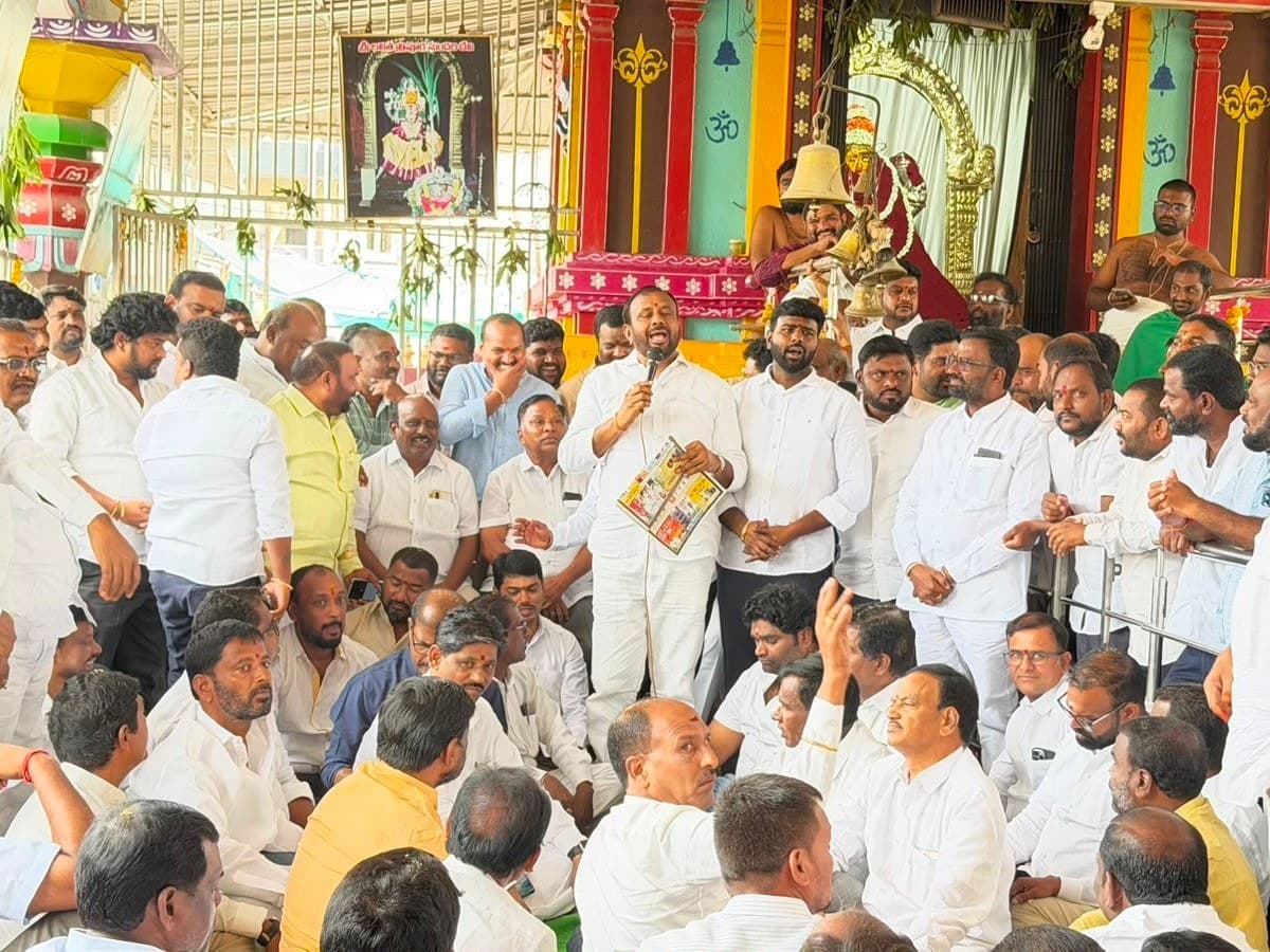 బోడుప్పల్‌లో బోనాల జాతర ఏర్పాట్లపై సమావేశం.