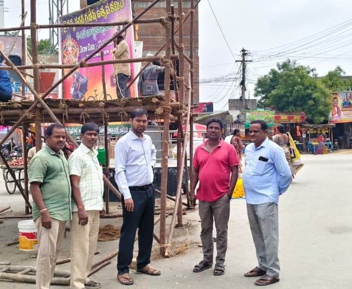 జడ్చర్లలో నిమజ్జన ఏర్పాట్ల పరిశీలన - Udayam