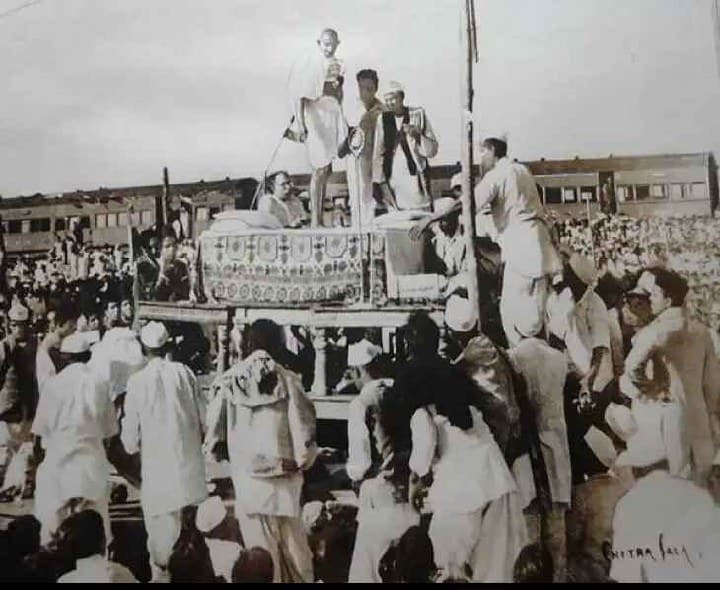 గాంధీజీ జ్ఞాపకంగా ఖమ్మంలో గాంధీ చౌక్ - Udayam