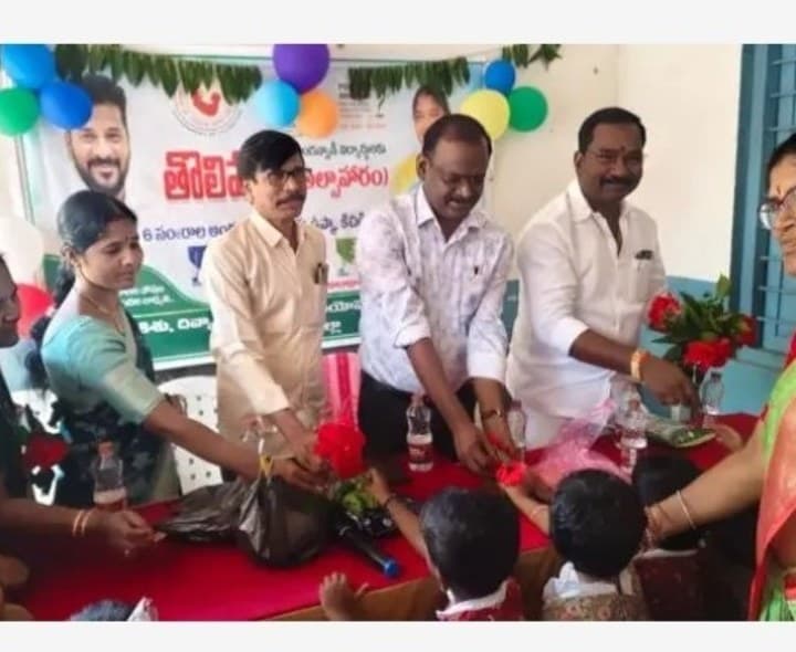 రామయ్య గూడ లో ఘనంగా తొలి ముద్ద’ కార్యక్రమం ప్రారంభం.జడ్పీ సీఈఓ సుదీర్ - Udayam