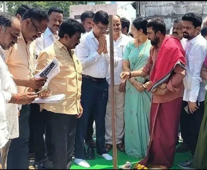 పొందూరులో పల్లె పండగ 3.0 పనులు ప్రారంభం - Udayam