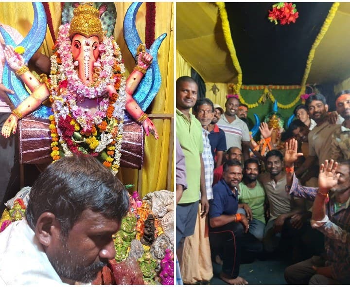 గేదెల వారి వీధిలో ఘనంగా వినాయకుని నిమజ్జనం - Udayam