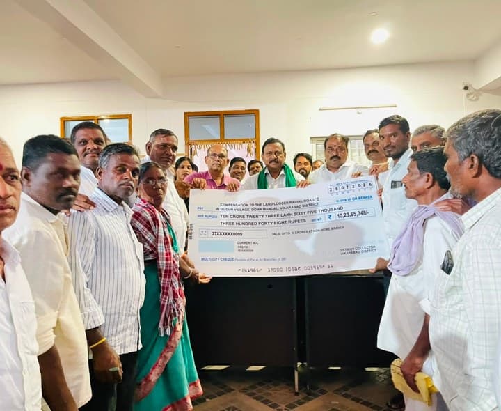 రేడియల్ రోడ్డు నిర్మాణంలో భూములు కోల్పోతున్న రైతులకు అండగా ప్రభుత్వం.. 