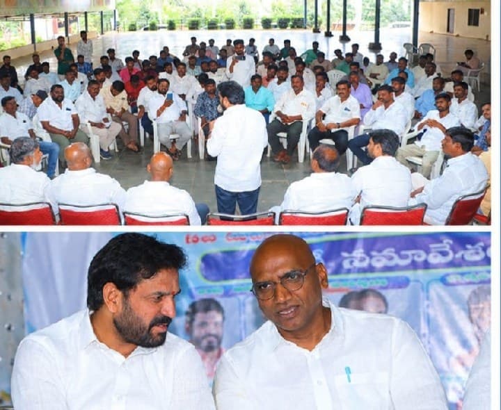 నవాబుపేటలో ప్రైవేట్ ఫంక్షన్ కు BRS నేతల హాజరు  యువతతో ఆత్మీయ ముచ్చట - Udayam