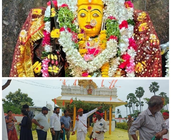 మహాలక్ష్మి ఆలయంలో భక్తుల రద్దీ.