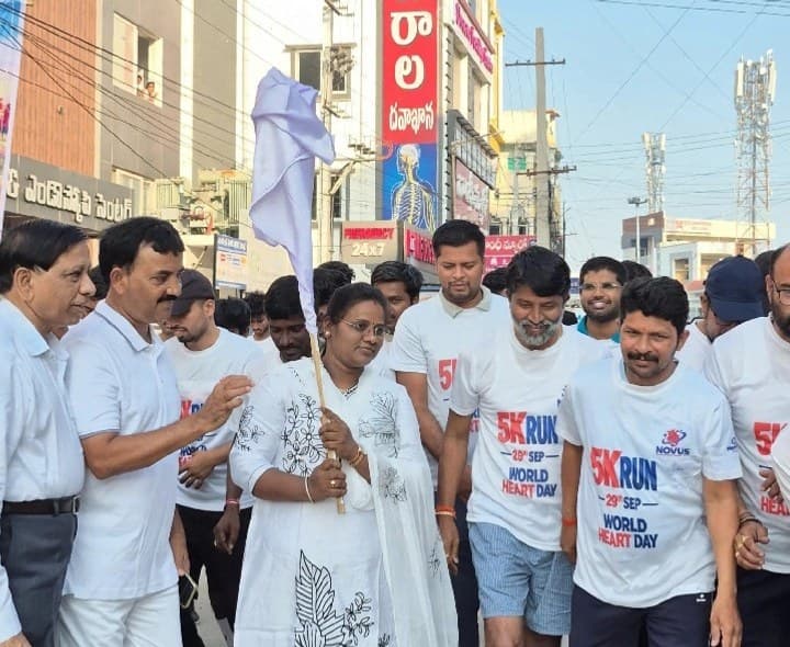 హృదయ దినోత్సవం సందర్భంగా 5K రన్ - Udayam