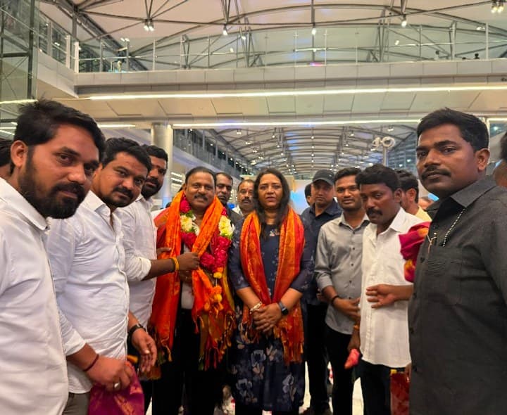 పరిగి MLA కు ఘనంగా స్వాగతం