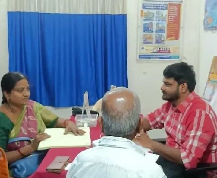 బస్తీ దవాఖానను సందర్శించిన NHM-DPO - Udayam